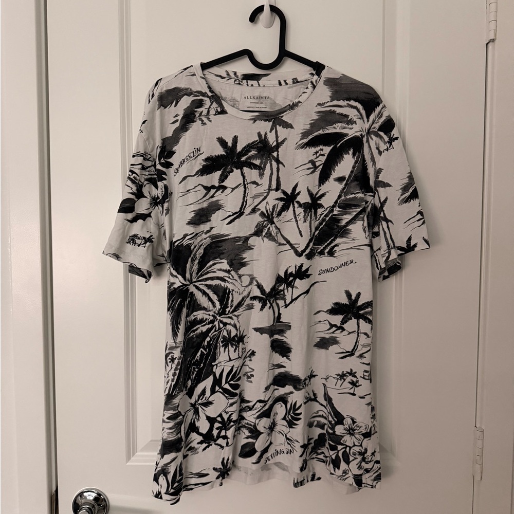 All Saints Tropical Print Men's Shirt
